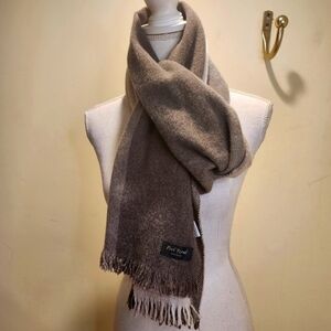 Pool Trend Made In Italy  100% wool Fringe Unisex  scarf